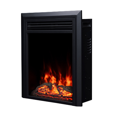 Einbau-Elektrokamin Cris, Art Flame, 524x384x142 mm, 1500W, 10 Flammenfarben, 2 Heizstufen, 5 Flammenintensitätsstufen, Timer