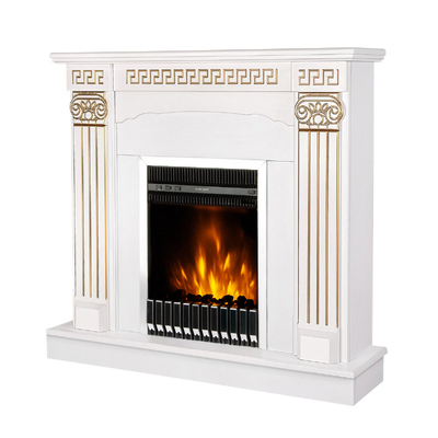 Elektrischer Kamin Calisto & Gala silver, Art Flame, 1020x1100x300 mm, 2000W, Thermostat, 5 Flammenintensitätsmodi, Timer
