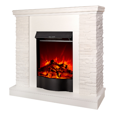 Elektrischer Kamin Rock & Corsica, Art Flame, 903x980x300 mm, 1500W, 2 Heizleistungen, 5 Flammenintensitätsmodi, An/aus Schalter