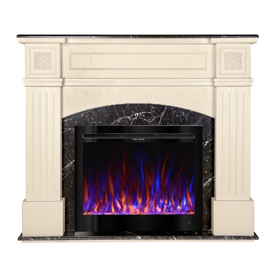 Elektrischer Kamin Josefina & Colorado, Art Flame, 1200x1400x300 mm, 1500W, 3 Flammenfarben, 5 Flammenintensitätsmodi, Brennholz und Kristalle
