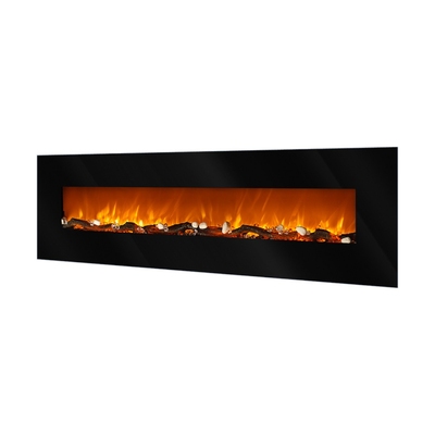 Elektrischer Wandkamin Elit, Art Flame, 550x1824x140 mm, 1500W, 2 Heizleistungen, 5 Flammenintensitätsmodi, Timer 