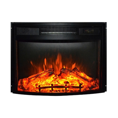 Eingebauter elektrischer Kamin Ararat, Art Flame, 495x660x310 mm, 1950W, Knistereffekt des Brennholzes, 5 Flammenintensitätsmodi, Timer