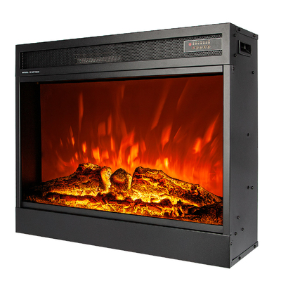 Eingebauter elektrischer Kamin Mirabella, Art Flame, 596x700x220 mm, 1950W, Knistereffekt des Brennholzes, 5 Flammenintensitätsmodi, Timer