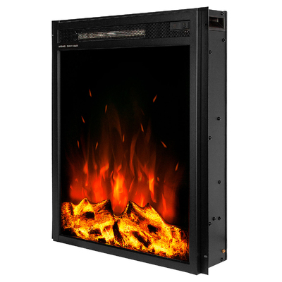 Eingebauter elektrischer Kamin Miriam, Art Flame, 601x496x136 mm, 1500W, 2 Heizleistungen, 5 Flammenintensitätsmodi, Timer
