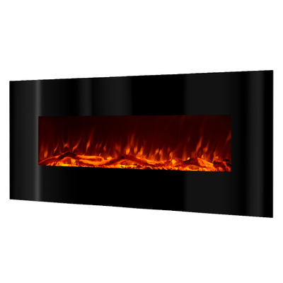 Elektrischer Wandkamin Madrid, Art Flame, 550x1280x140 mm, 1500W, 3 Flammenfarben, 5 Flammenintensitätsmodi, 2 Heizleistungen