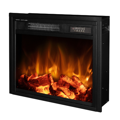 Eingebauter elektrischer Kamin Dionis, Art Flame, 430x487x154 mm, 1500W, 2 Heizleistungen, 5 Flammenintensitätsmodi, Timer