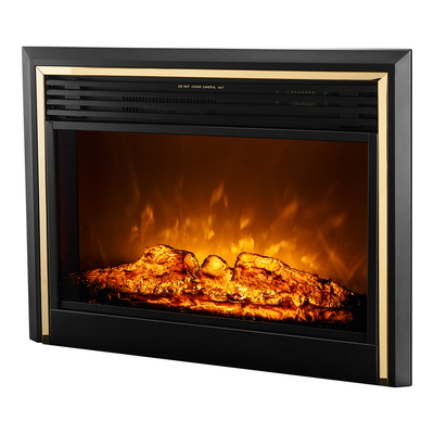 Eingebauter elektrischer Kamin Richi, Art Flame, 654x816x232 mm, 1950 W, Knistereffekt des Brennholzes, 5 Flammenintensitätsmodi, Timer