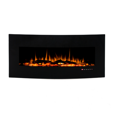 Elektrischer Wandkamin Archy, Art Flame, 550x1222x157 mm, 1500W, 3 Flammenfarben, Thermostat, 5 Flammenintensitätsmodi