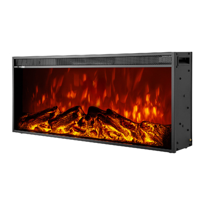 Eingebauter elektrischer Kamin Tasmania, Art Flame, 367x883x160 mm, 1500W, 2 Heizleistungen, 5 Flammenintensitätsmodi, Timer