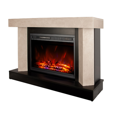 Elektrischer Kamin Palermo mini & Lorance Color, Art Flame, 750x1050x320 mm, 1500 W, 3 Flammenfarben, 2 Heizleistungen, 5 Stufen intensiver Flammen