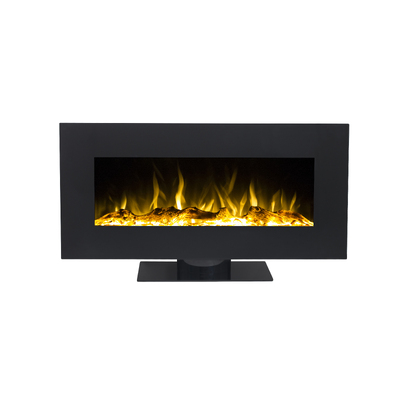 Freistehender Elektrokamin Kansas, Art Flame, 508x1067x120 mm, 1500W, 2 Heizstufen, 5 Flammenintensitätsstufen, Fernbedienung