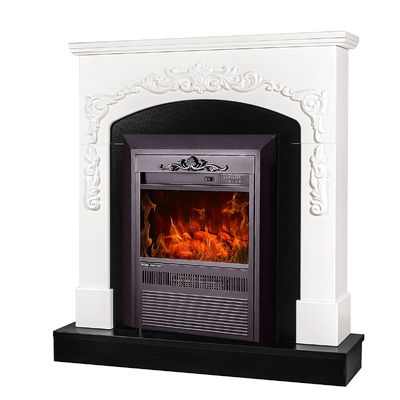 Elektrischer Kamin Casanova & Cristina, Art Flame, 975x900x250 mm, 2000W, 2 Heizleistungen, 5 Flammenintensitätsmodi, Timer