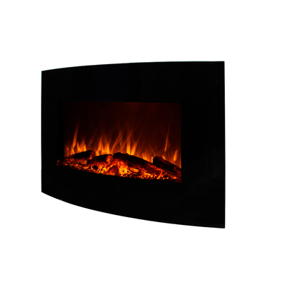 Elektrischer Wandkamin Santorini, Art Flame, 560x900x130 mm, 1500W, 2 Heizleistungen, 5 Flammenintensitätsmodi, Timer