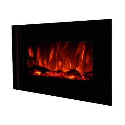 Elektrischer Wandkamin Marcus, Art Flame, 450x840x140 mm, 1500W, 3 Flammenfarben, 5 Flammenintensitätsmodi, Timer