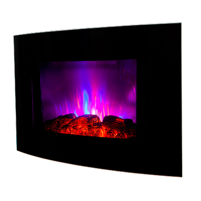 Elektrischer Wandkamin Carlos, Art Flame, 560x885x135 mm, 2000W, 7 Flammenfarben, Thermostat, 5 Flammenintensitätsmodi 