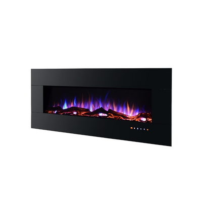 Elektrischer Einbau-/Wandkamin Advance, Art Flame, 520x1270x112 mm, 1500W, 3 Flammenfarben, Bluetooth, 5 Flammenintensitätsmodi
