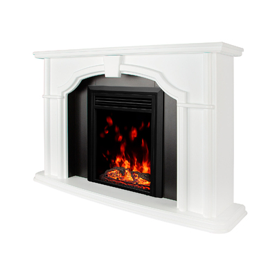 Elektrischer Kamin Sherlock & Cris, Art Flame, 850x1300x330 mm, 1500 W, Knistereffekt des Brennholzes, 10 Flammenfarben, Thermostat, Timer