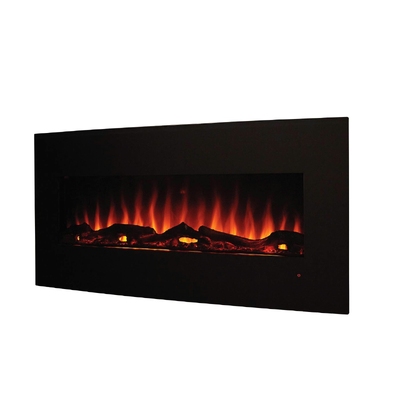 Elektrischer Wandkamin Archy, Art Flame, 550x1222x157 mm, 1500W, 3 Flammenfarben, Thermostat, 5 Flammenintensitätsmodi